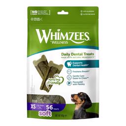 Whimzees Tuggpinnar Mjuk X-LITEN Glutenfri Vegansk 56st påse